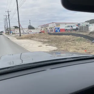 The corner store, the food truck is now on the back side of it.