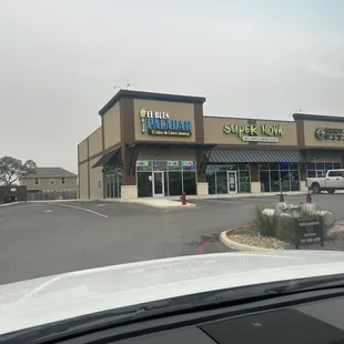 The front of the restaurant.