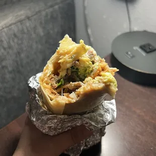 Supreme asada burrito