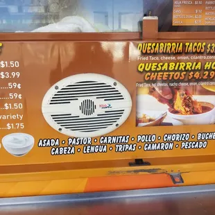 Types of meat they have