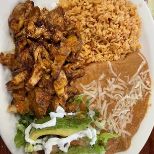 Mouth watering Pollo y crema &amp; chipotle