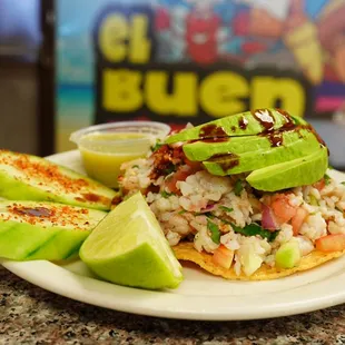 Tostadas de ceviche