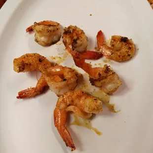 Refill #2:. Blackened shrimp.