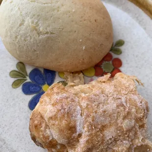 Sweet rolls with cream cheese inside.