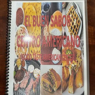 Menu cover