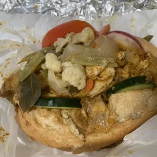 Pan Con Pollo