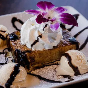 House made Flan. Check out the rest of our dessert menu.