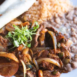Our Steak Rancheros Plate for Breakfast, Lunch, or Dinner.