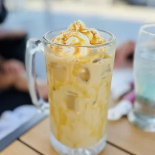 Caramel iced coffee