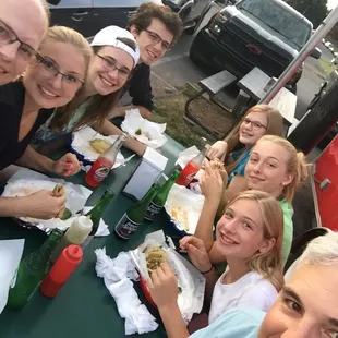 Family evening outing