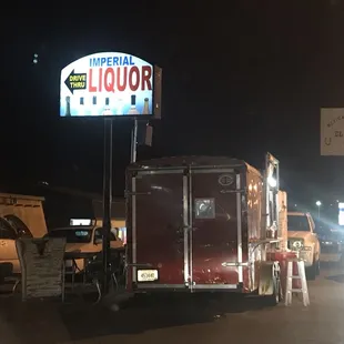 Where the taco truck is located