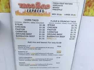 Tacos 2 Go Express