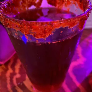 Beer with champs and chili!!! Yumm!!!