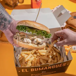 Bacon Mushroom Burger