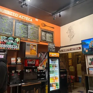 The restaurant inside