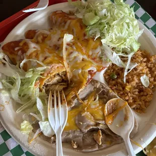 Enchilada Plate