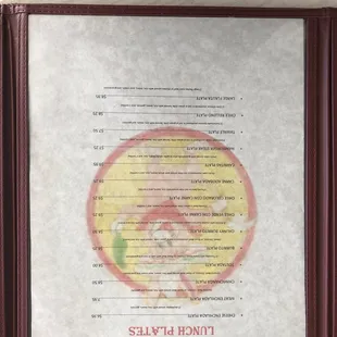 Menus