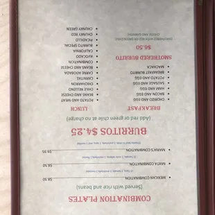 Menus