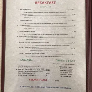 Menus