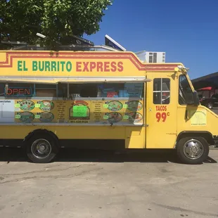 This taco truck has been around for a couple of months here and is very authentic..