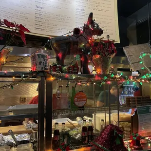 a view of the counter