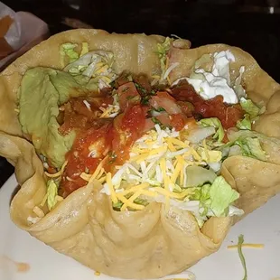 Tostada bowl.