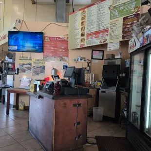 The counter
