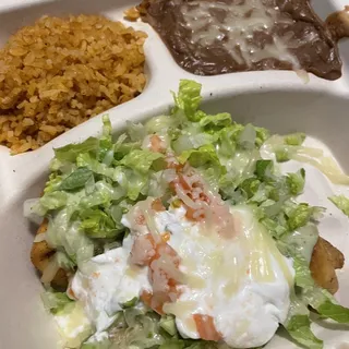 2 Beef Chimichanga