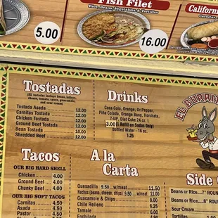 menu, pizza