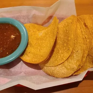 Complimentary Chips and Salsa  12-14-2022