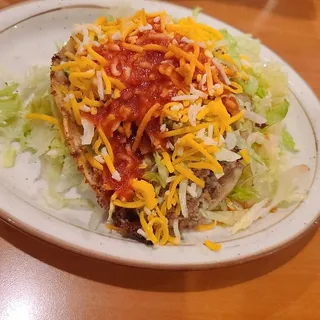 #19 Beef Taco, Chile Relleno & Beans
