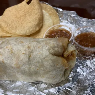 Chile Relleno w/ Bean Burrito