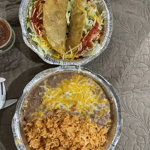 #7 two taco plate