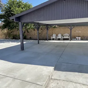 outside