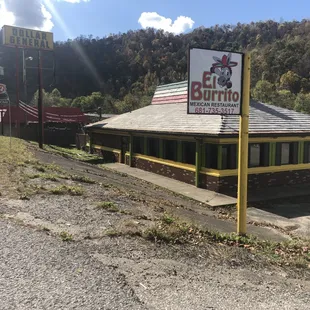 Road side of the restaurant