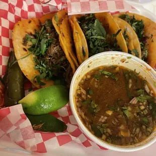 a plate of mexican food