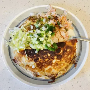 Dinner made with El Burrito deli items