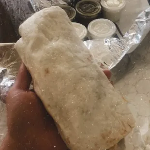 Good Ass Burrito with pork carnitas