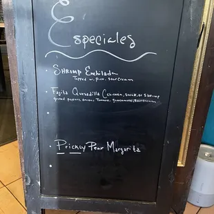 Check out the especiales!