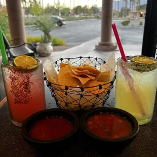 Guava margarita and house rocks