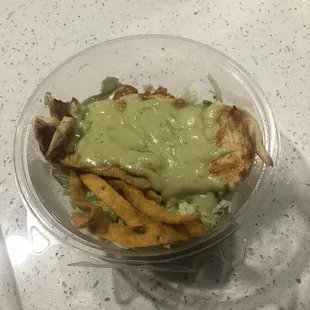 Avocado chicken salad