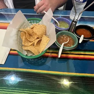 Chips and salsa.