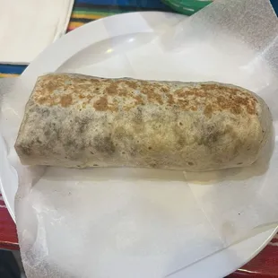 Steak burrito