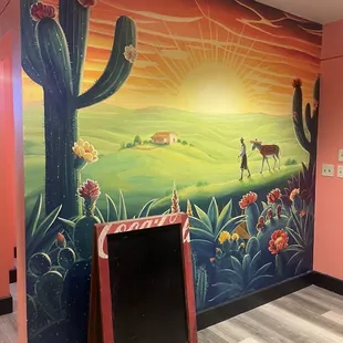 Entry mural