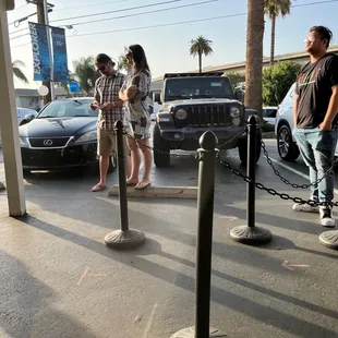 Always people waiting for that great burrito