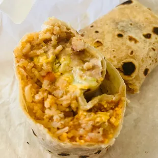 Veggie burrito