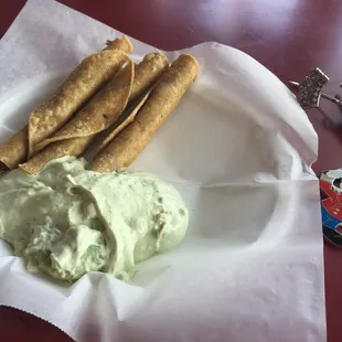 Chicked Rolled Tacos