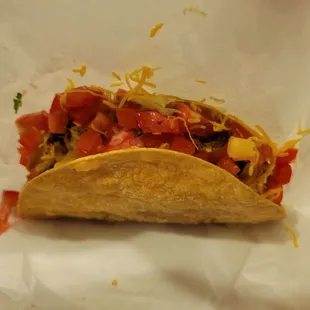 Shredded Beef Hard Shell Taco