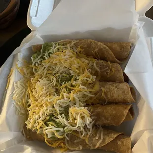 5 5 Big Rolled Tacos chicken