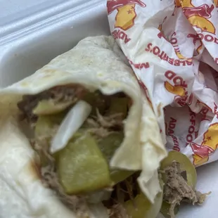 Beef burrito